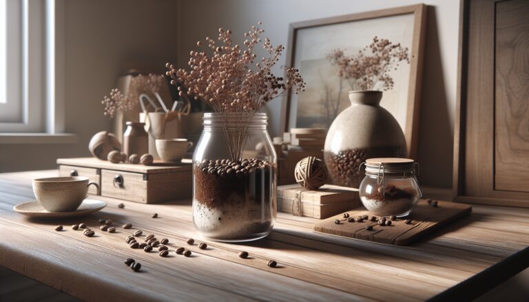 Coffee grounds used in gardening and home projects