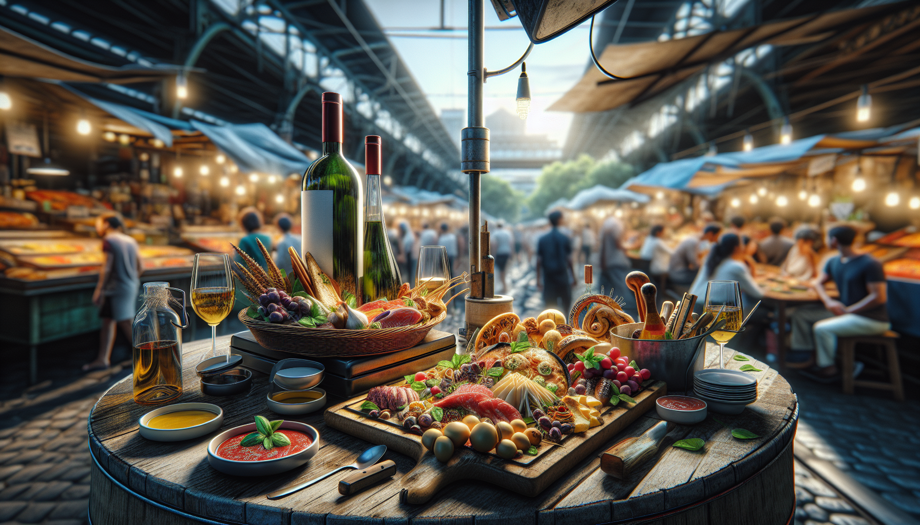 Chefs showcasing dishes at Red, White & Snow event