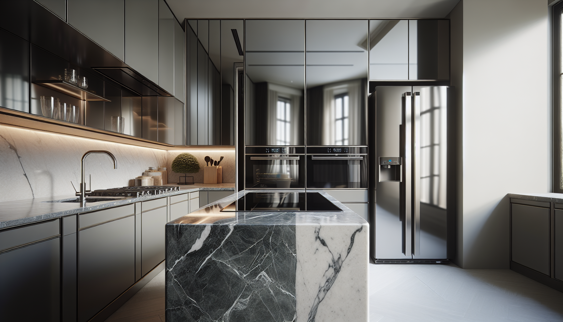 Clean kitchen appliances after degreasing process
