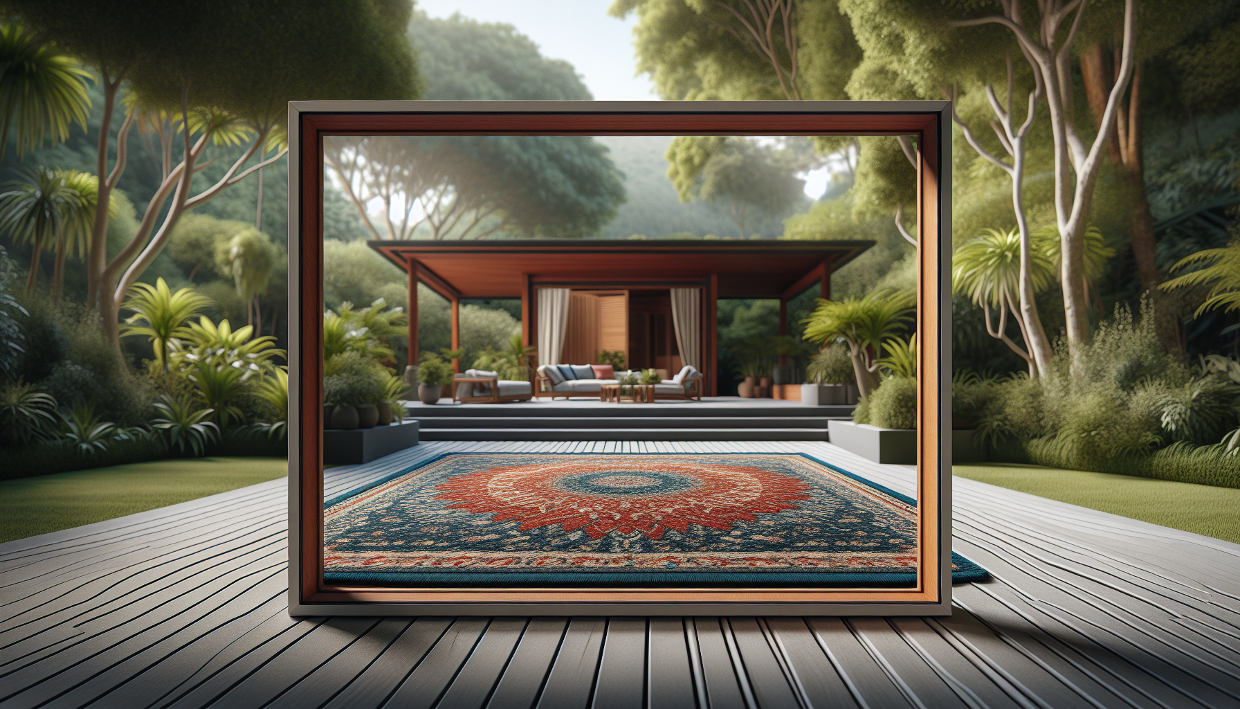 Stylish indoor and outdoor rugs for versatile decor