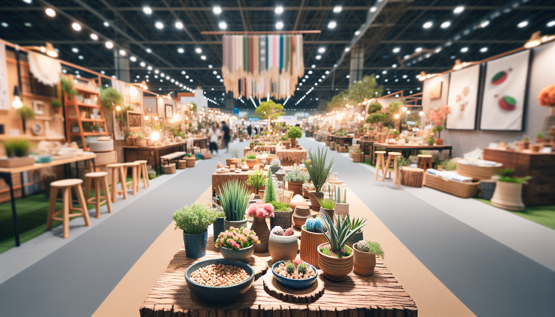 Visitors exploring innovative designs at Home & Garden Show