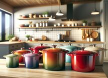 Meghan Markle cooking with Le Creuset pots and pans