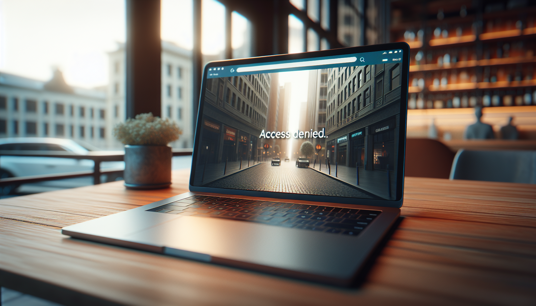Illustration of website access restrictions and navigation tips