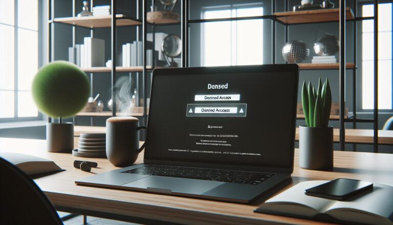 Illustration of website access restrictions and navigation tips