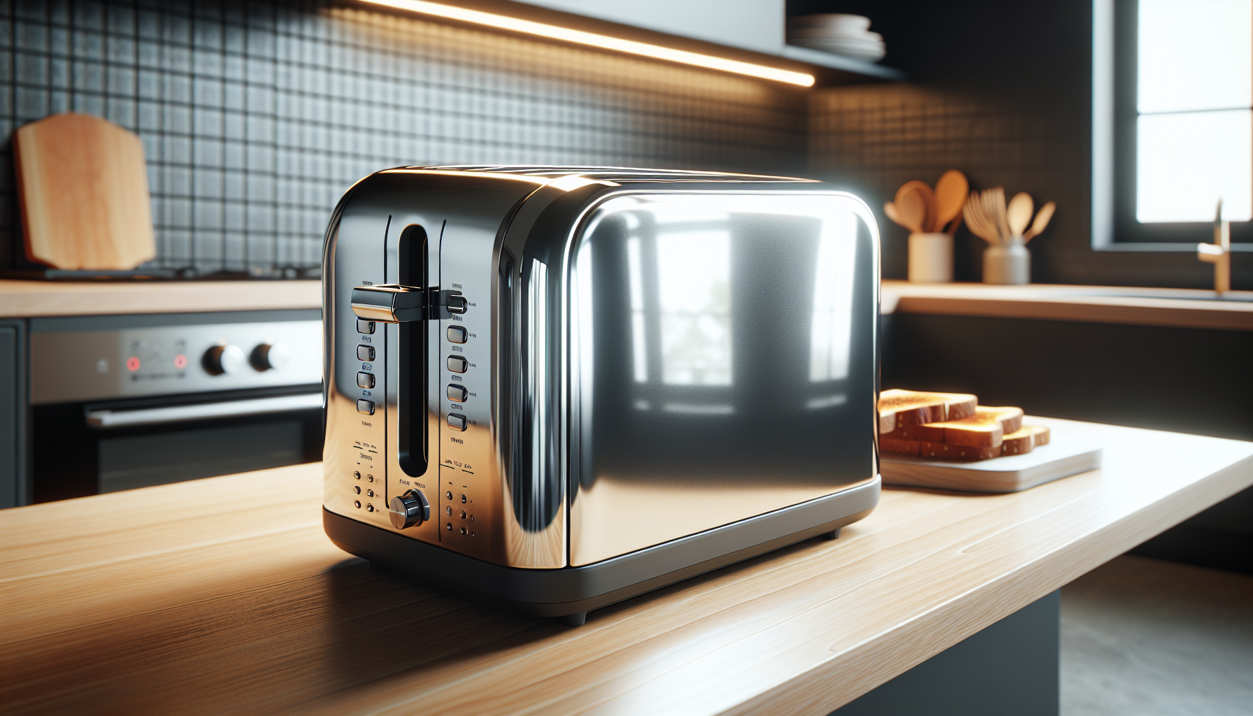 A modern repairable toaster showcasing innovative design