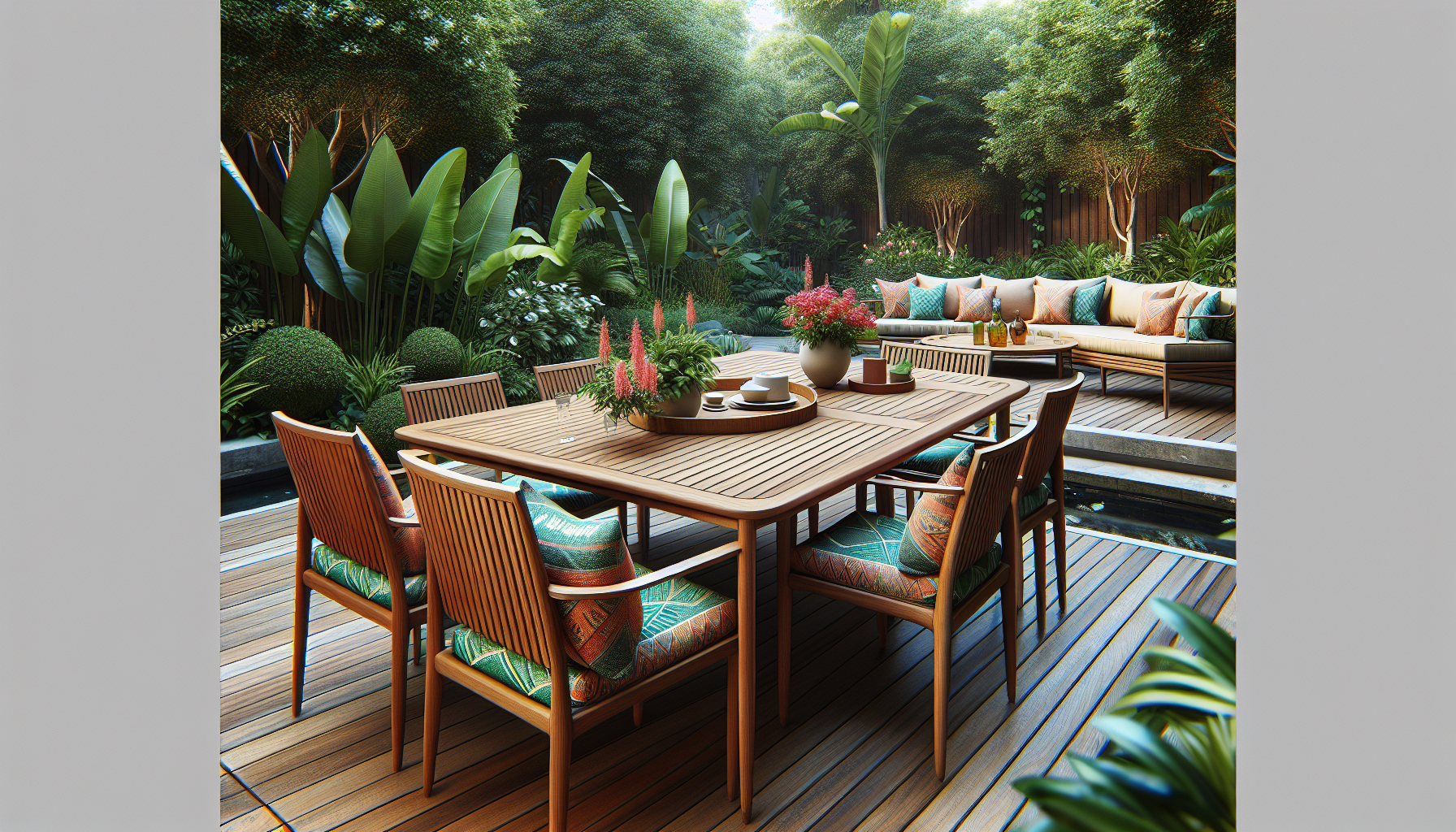 Elegant outdoor furniture from the Savannah Collection