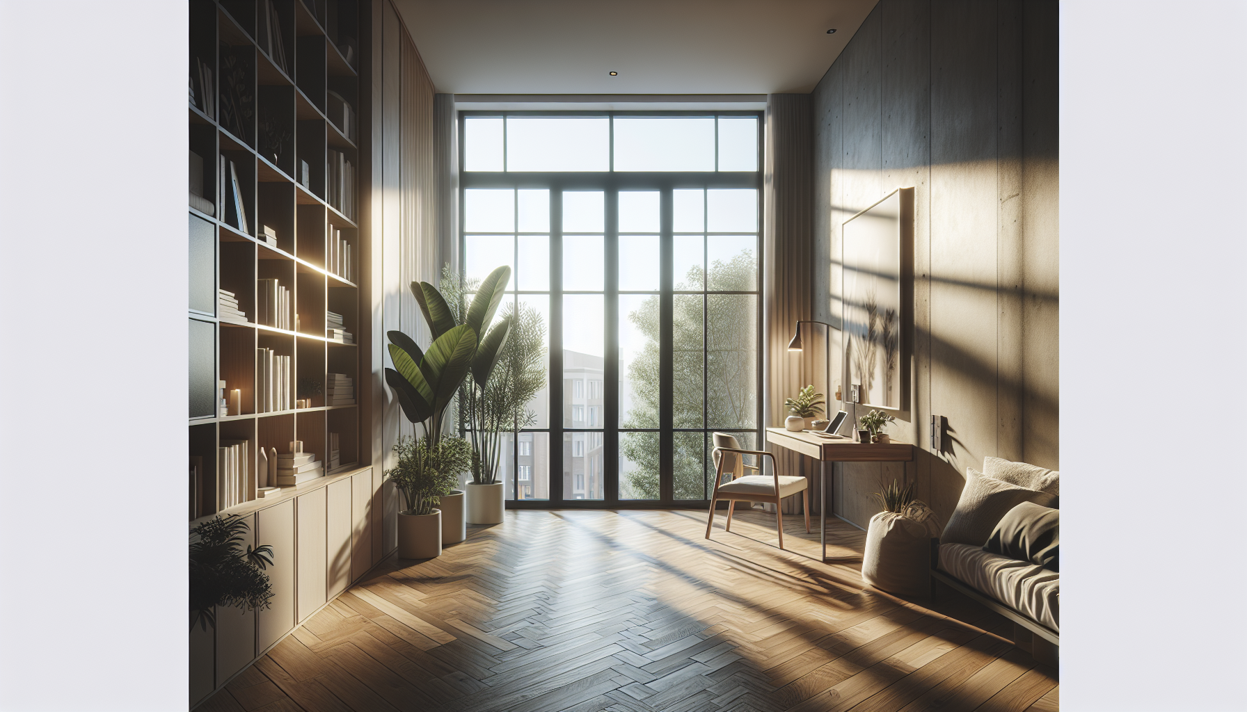 A tranquil morning room designed for relaxation and reflection