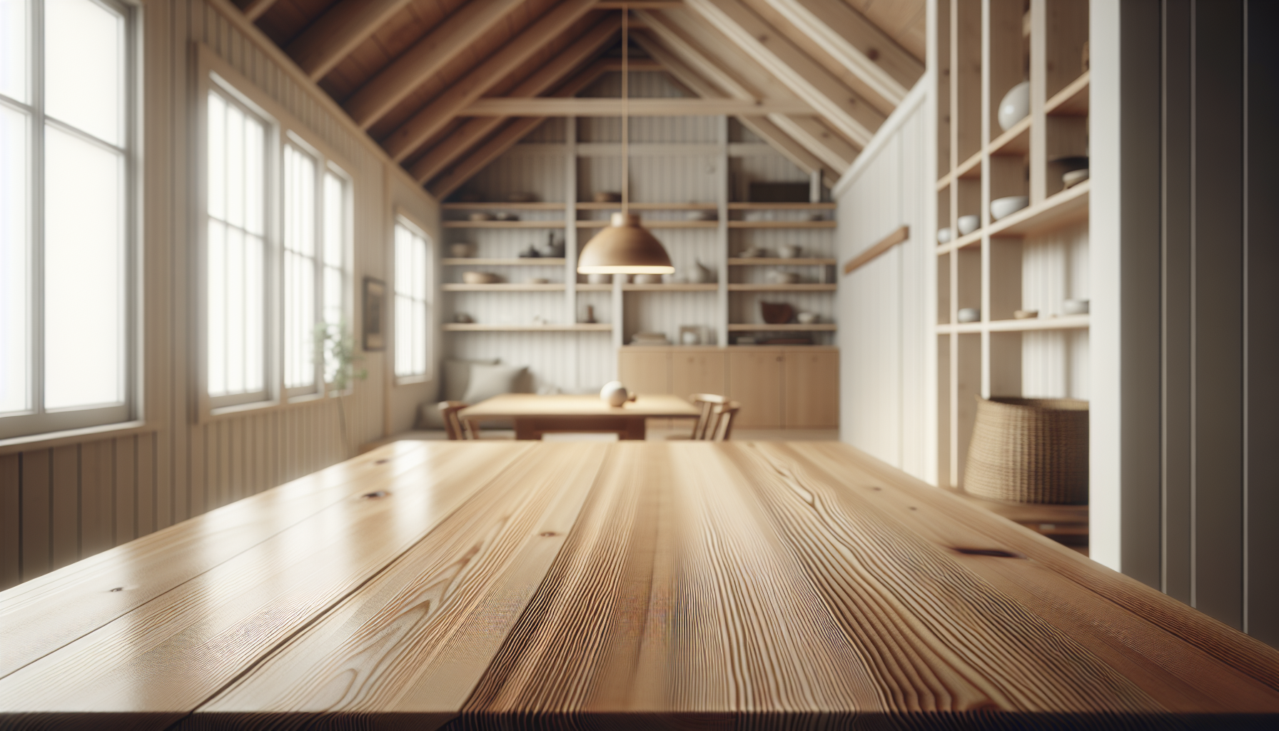Elegant Shaker-style furniture showcasing simplicity