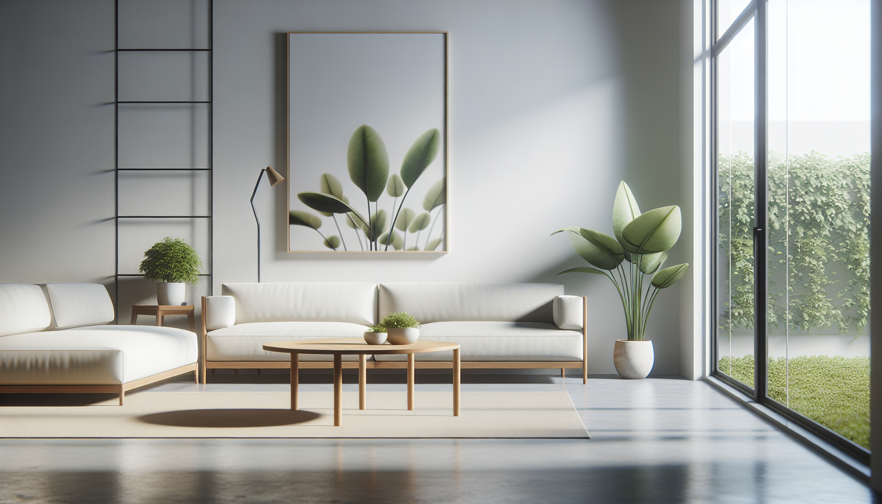 Minimalist home with spring cleaning essentials