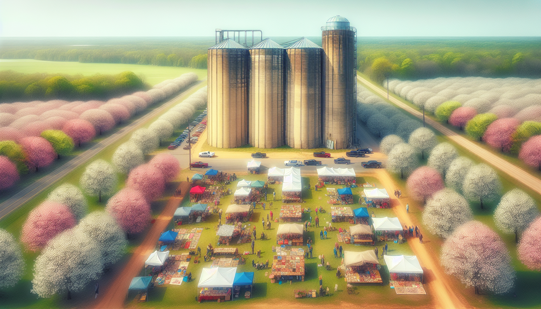 Community and creativity during spring festivities at Magnolia Silos
