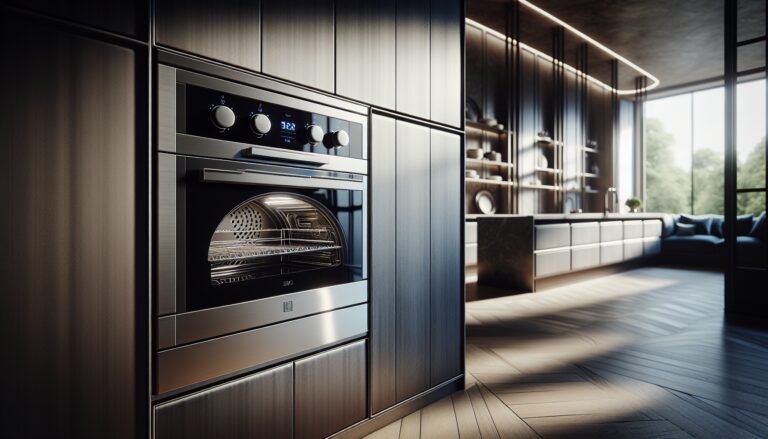 Innovative steam oven in a modern kitchen setting