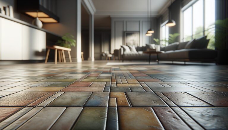 Modern home design with undesirable tile colors