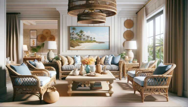 Elegant living room inspired by The Golden Girls