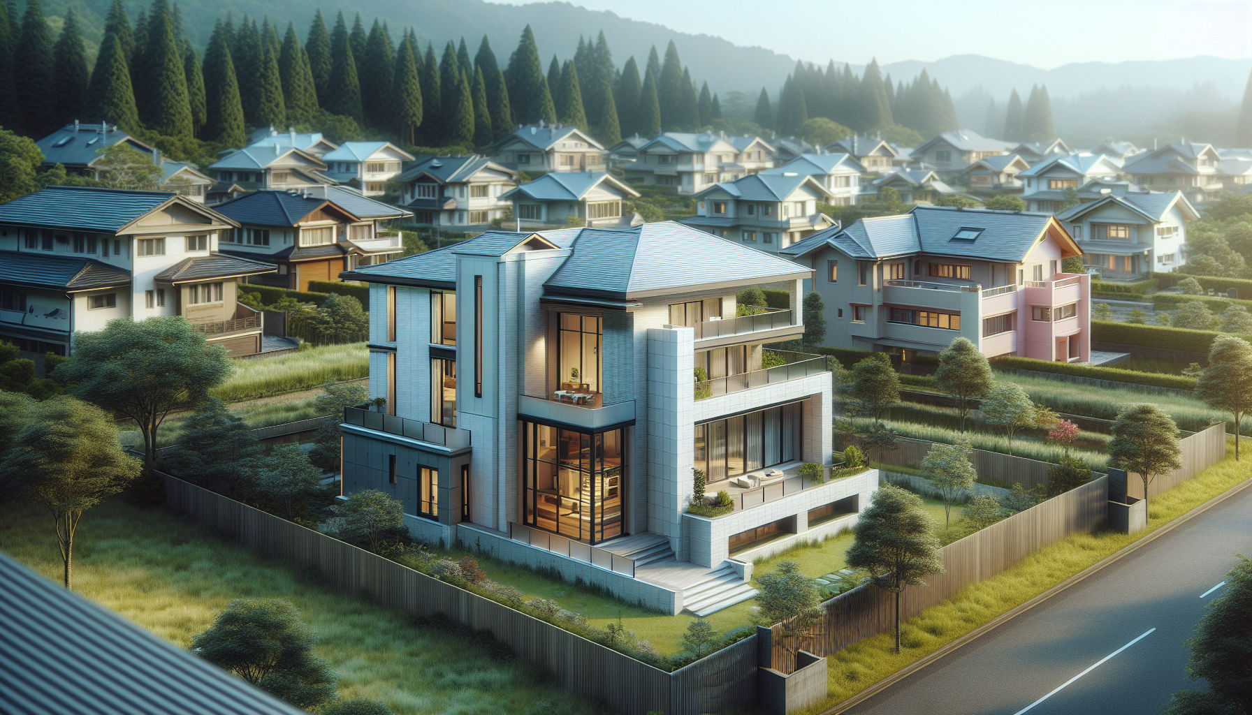 Beautifully updated home exterior with modern design