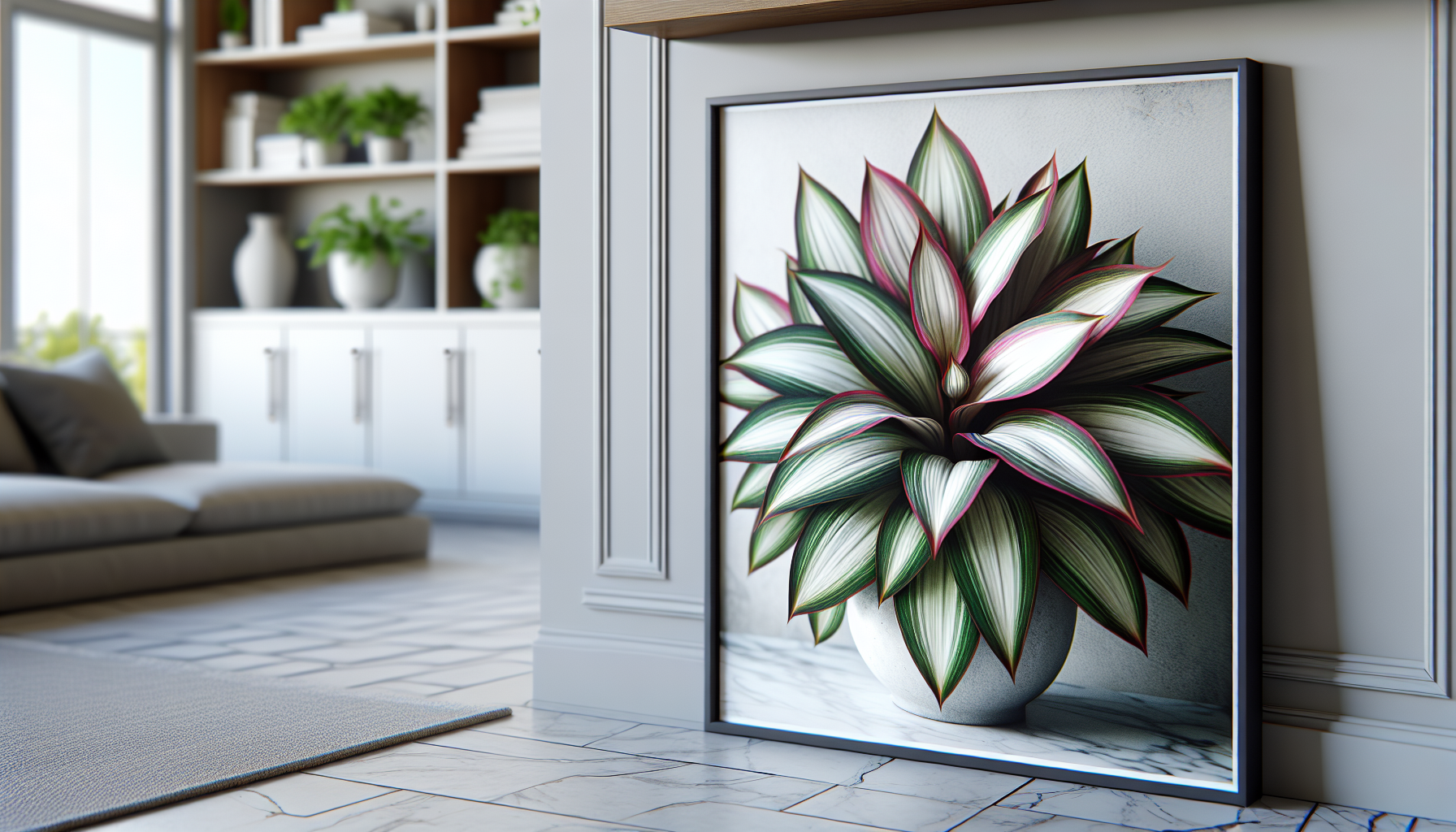 Tradescantia Nanouk con foglie colorate e vivaci