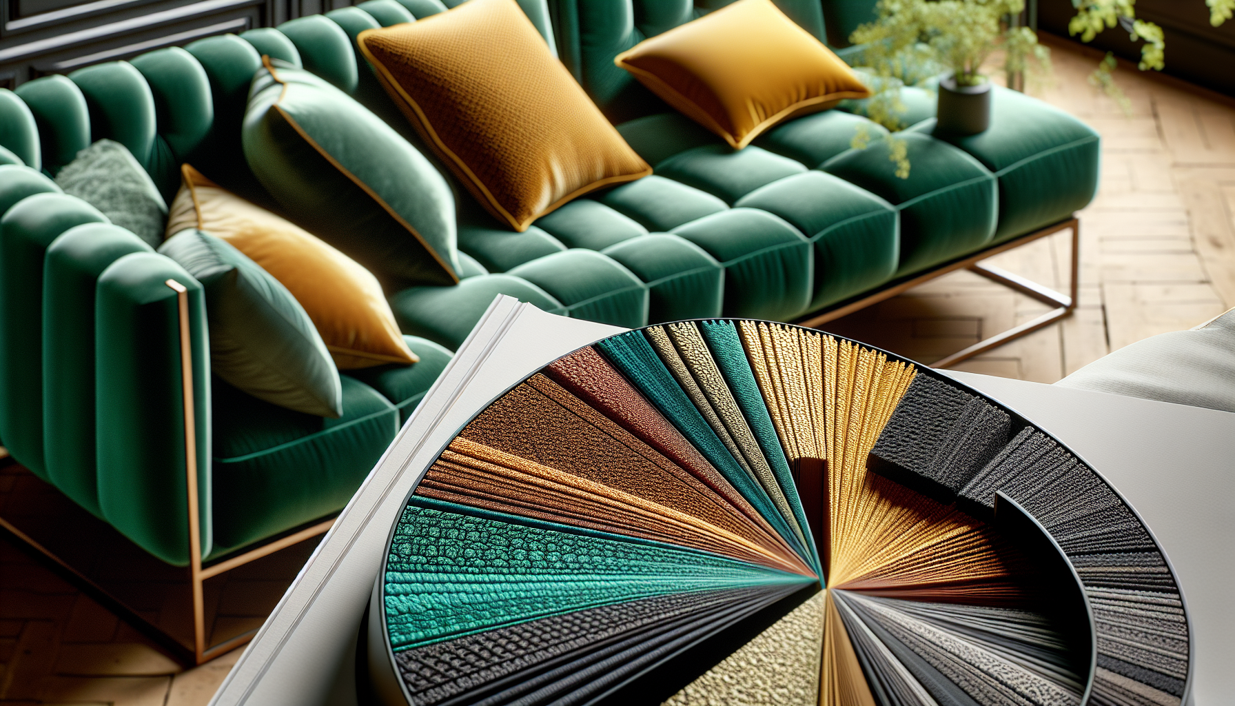 Vibrant living room showcasing unique color combinations