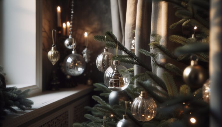 Beautiful vintage Christmas decorations for a festive look