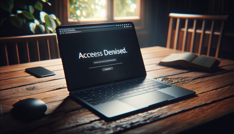 Illustration of website access restrictions and implications