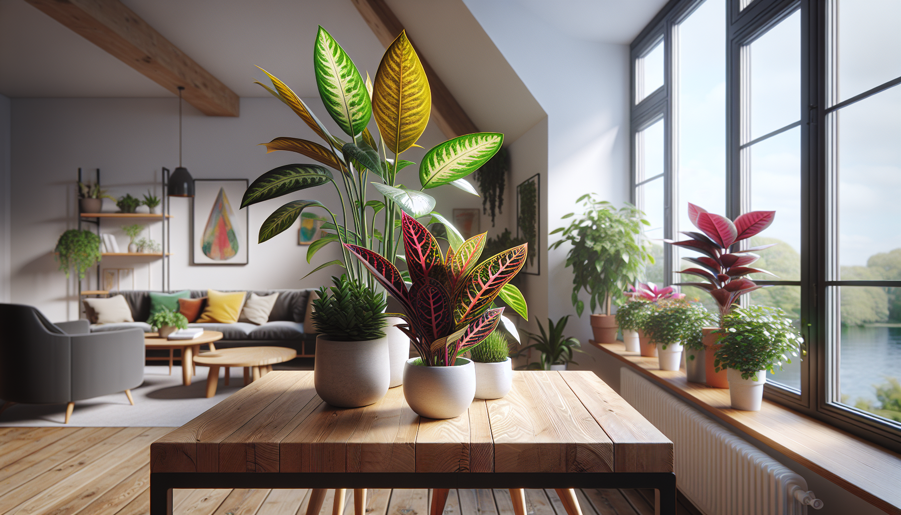 Vibrant houseplants ideal for beginner gardeners