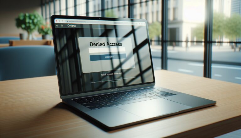 Illustration of website access restrictions and navigation tips