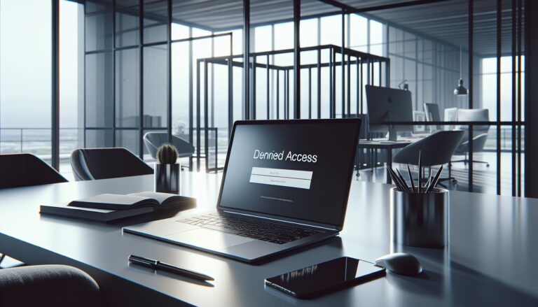 Illustration of website access restrictions and navigation tips