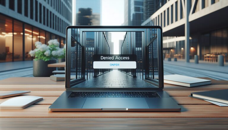 Illustration of website access restrictions and navigation tips