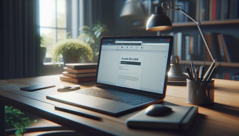 Illustration of website access restrictions and navigation tips