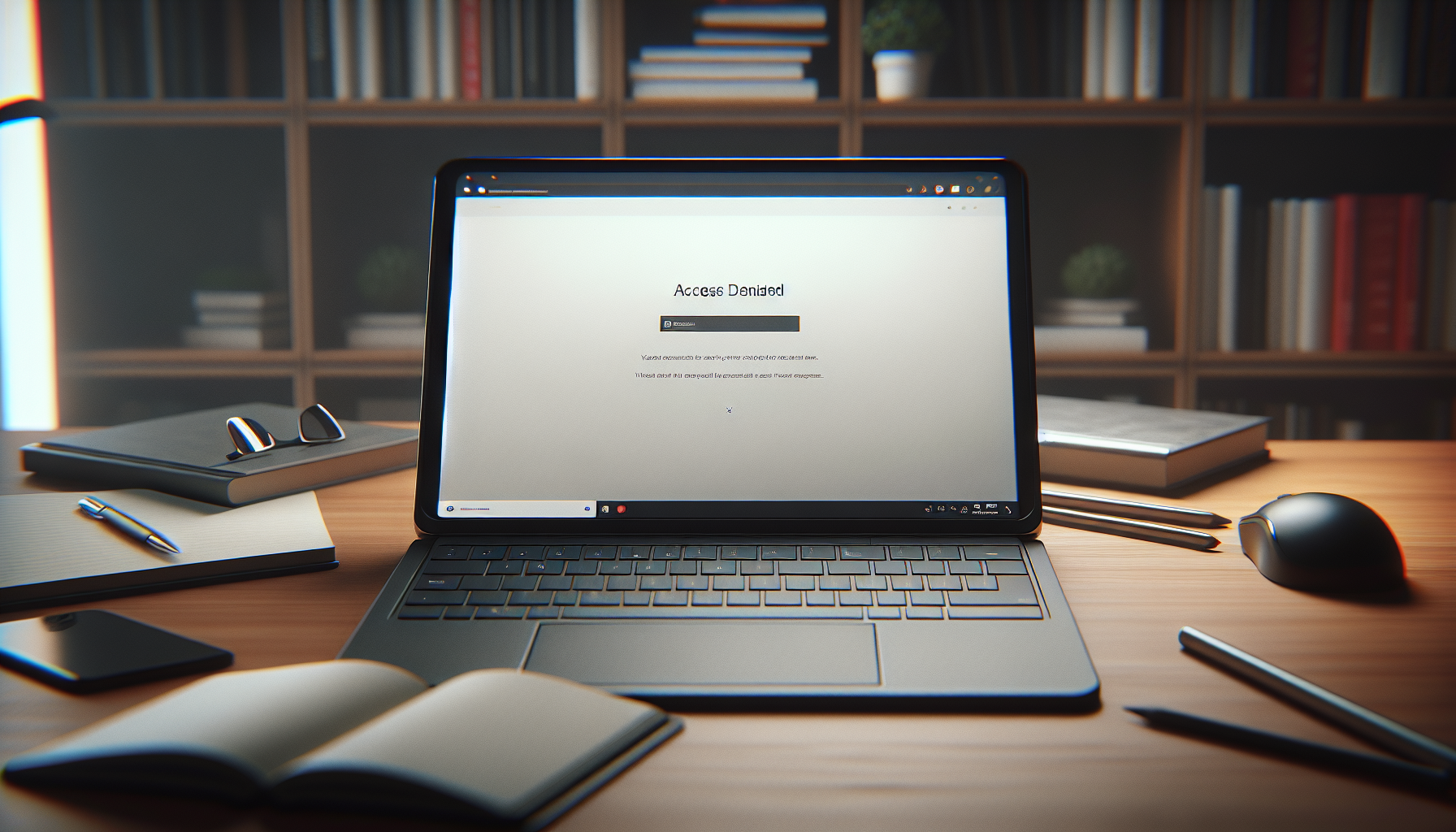 Illustration of website access restrictions and navigation tips