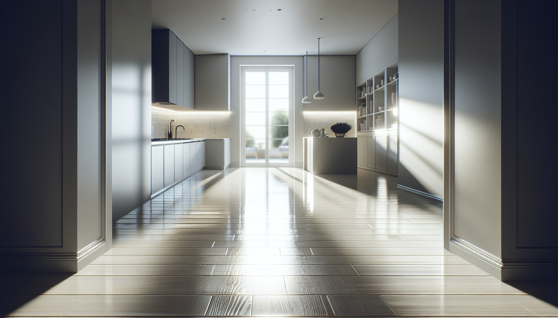 Swiffer Sweep + Mop Deluxe in azione per pulire il pavimento