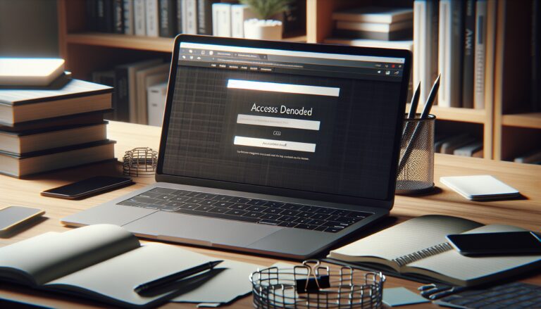 Visual representation of website access restrictions