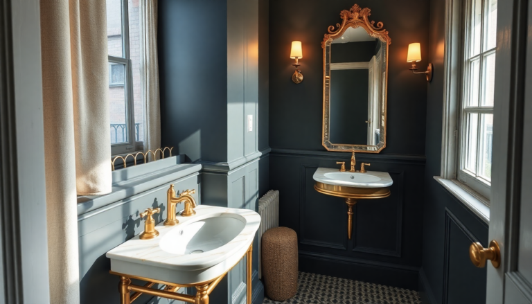 maximizing style in tiny powder rooms 1747071607
