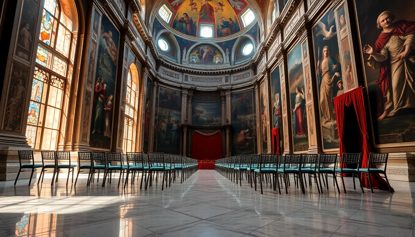 the sistine chapel prepares for the 2025 conclave 1746539657