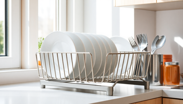 discover the best dish drying racks for small kitchens in 2025 1749805519