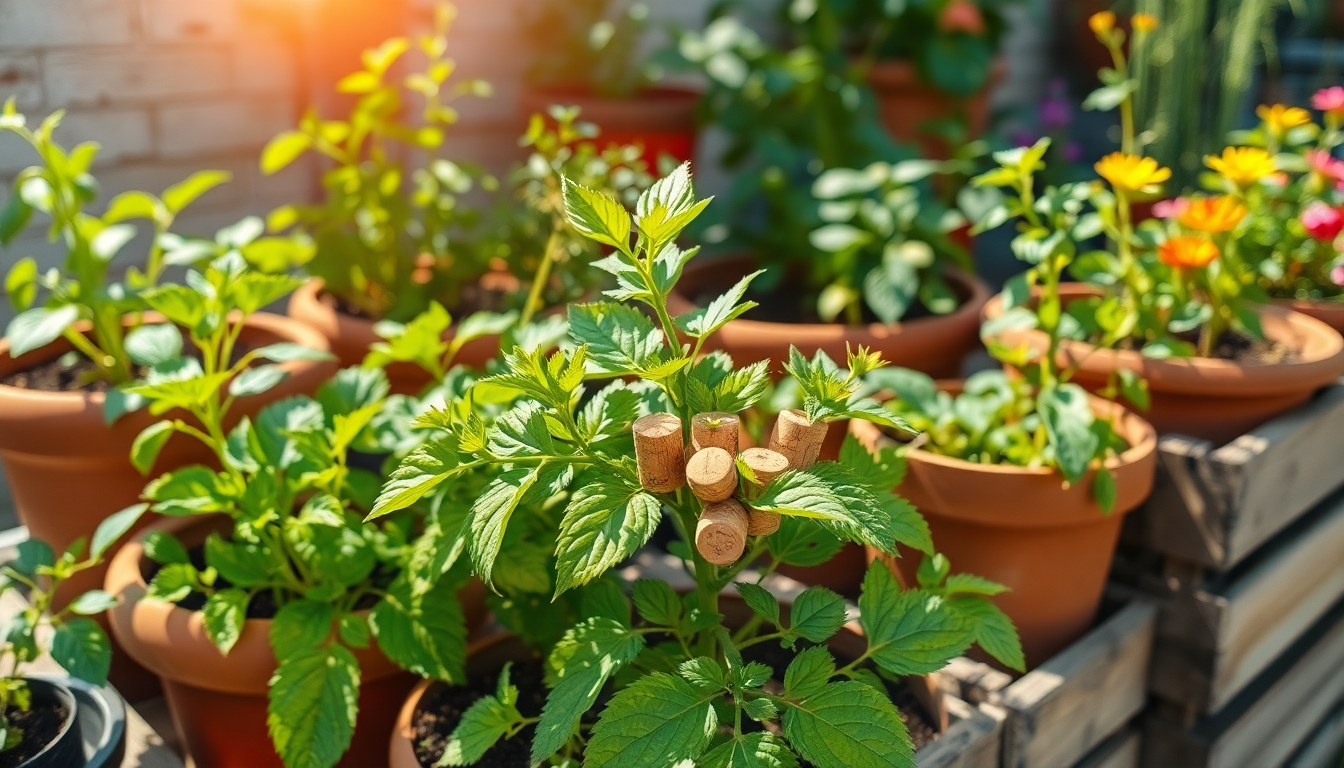 innovative gardening hack using wine corks for sustainability 1751270020