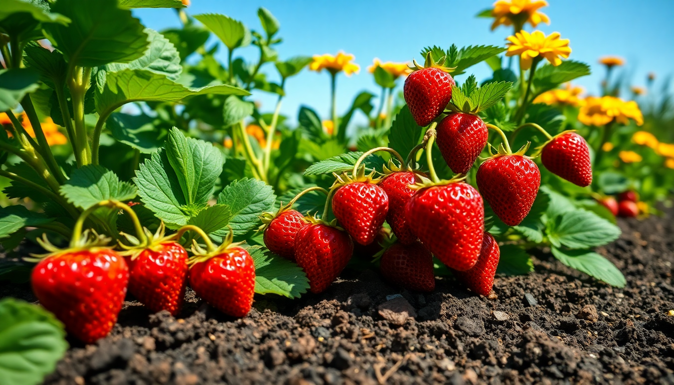 maximizing strawberry harvest with effective companion plants 1750229375
