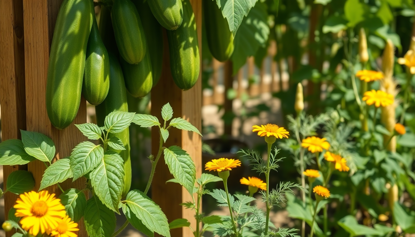 the best companion plants for cucumbers to boost growth and flavor 1752844902