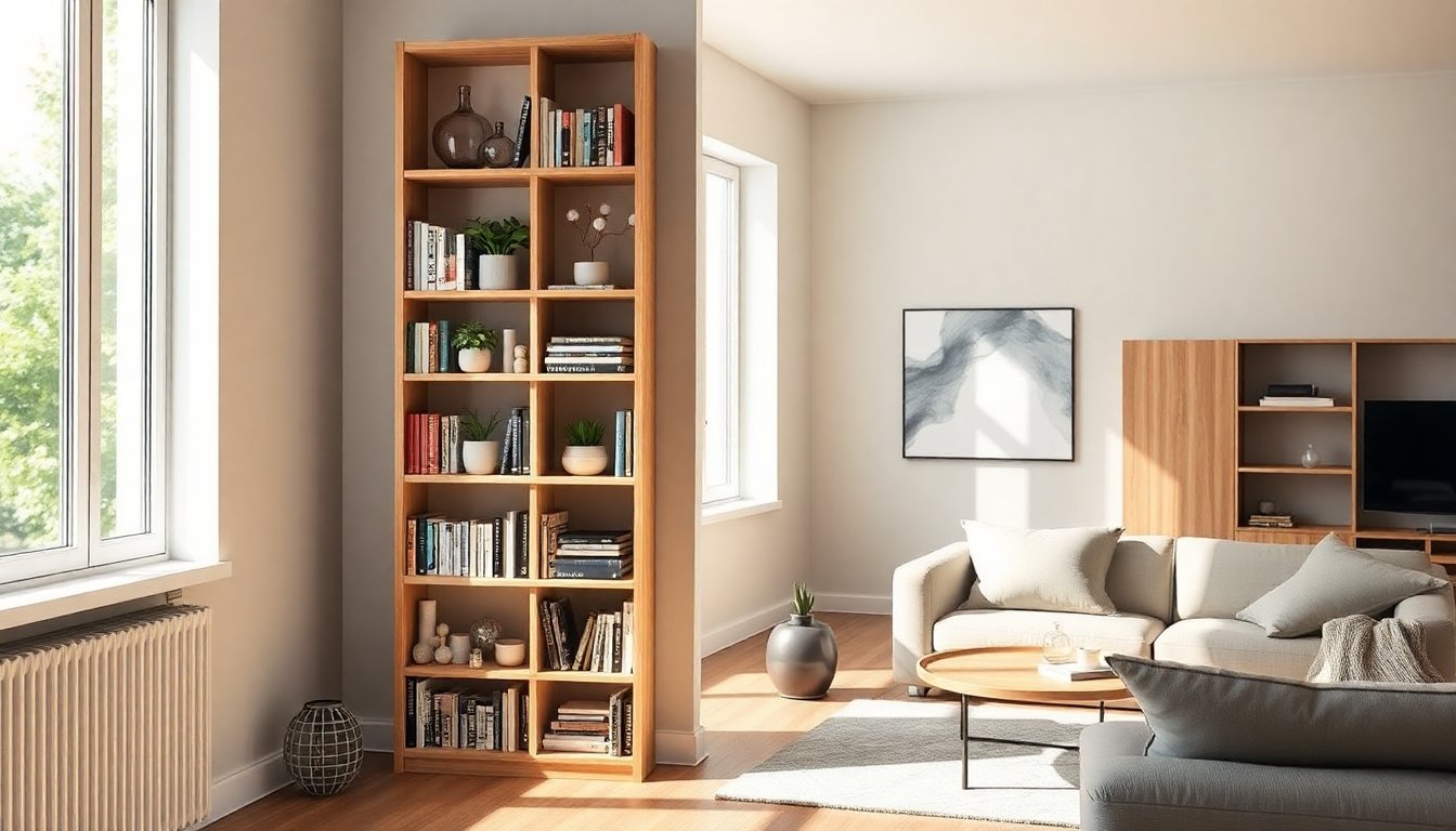 12 narrow bookcases to optimize your space effectively 1760249070