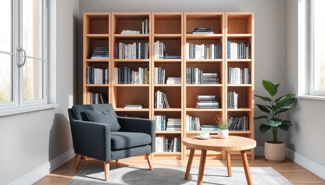 chic space saving bookcases ideal for small rooms 1760769418