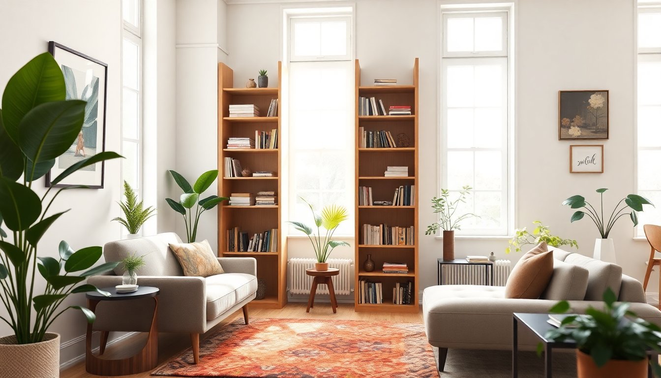 stylish narrow bookcases to maximize your living space 1760075708