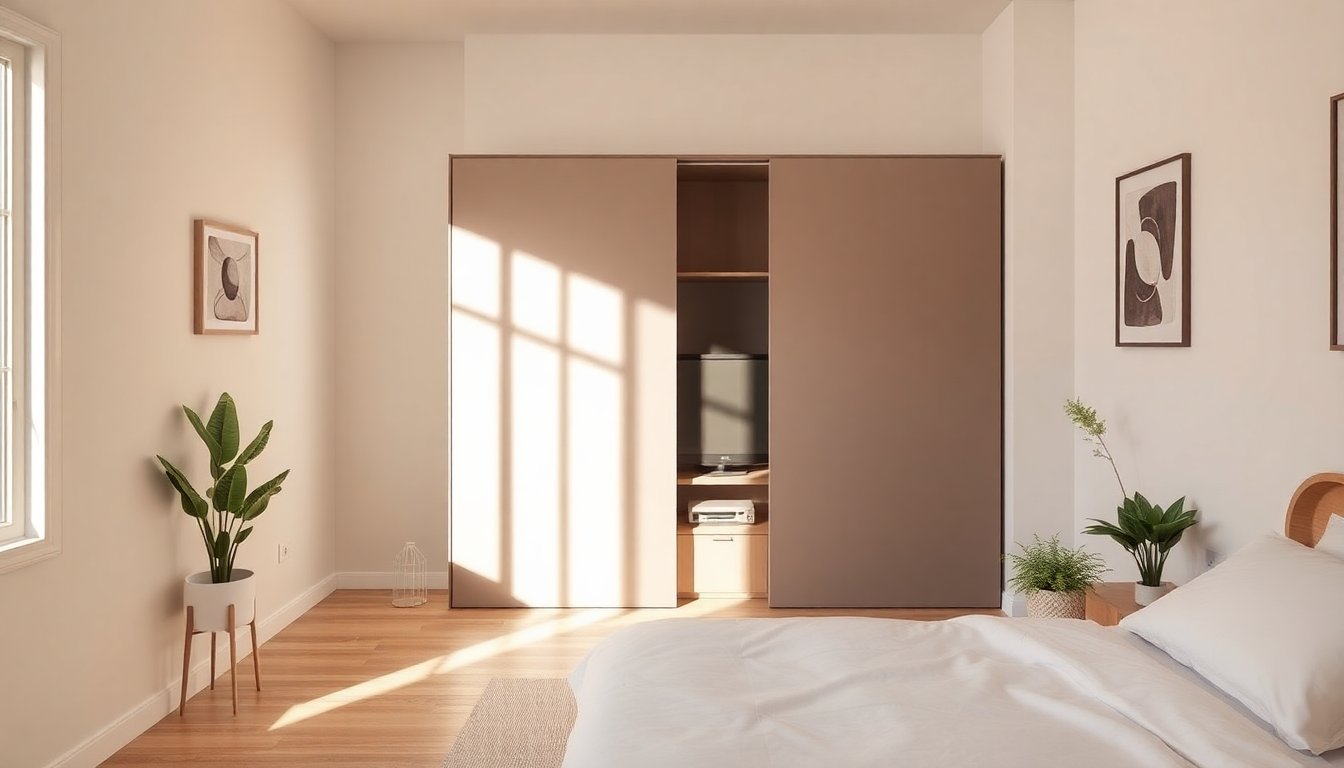 clever ideas to conceal your tv in a small bedroom 1762887572