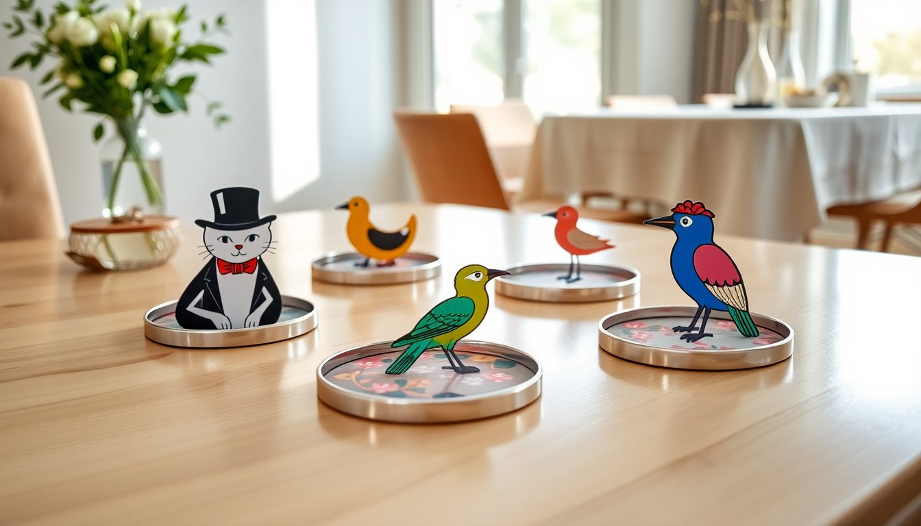 whimsical metal coasters the ideal fusion of art and functionality 1763453649