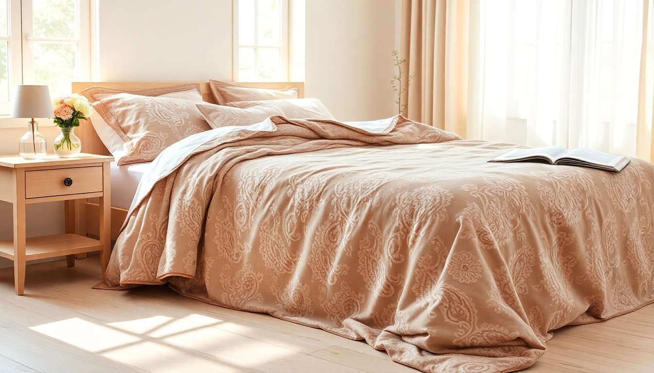 discover the versatile features of our rosy taupe paisley reversible cotton bedsheet 1766229883