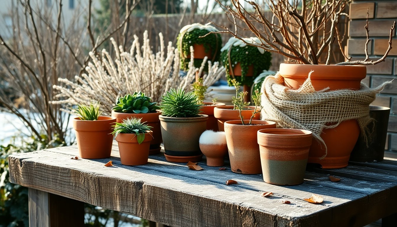essential tips for successfully overwintering unplanted potted plants 1765058556