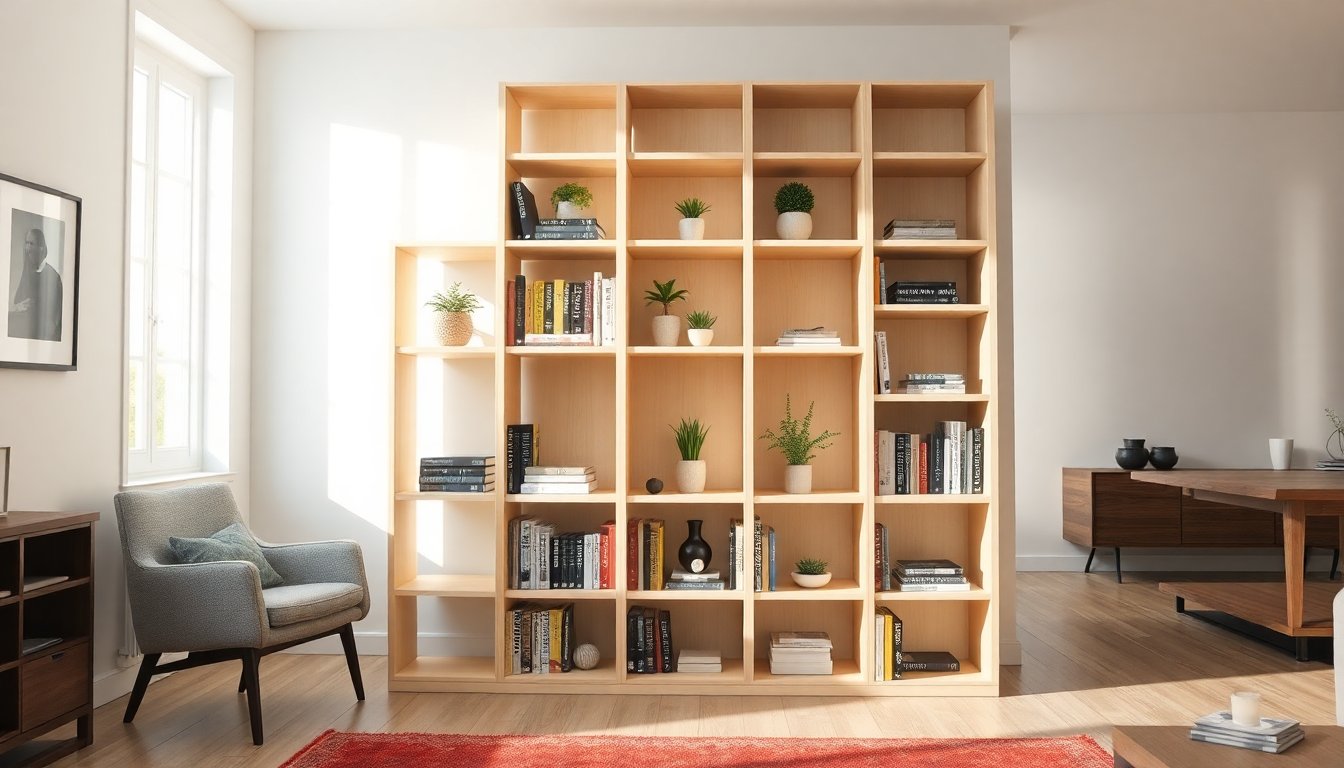 transform your ikea billy bookcase with innovative vertical dividers 1769536653