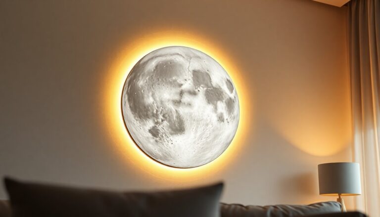 diy lunar wall art with ikea trays coasters and led strip 1772504062