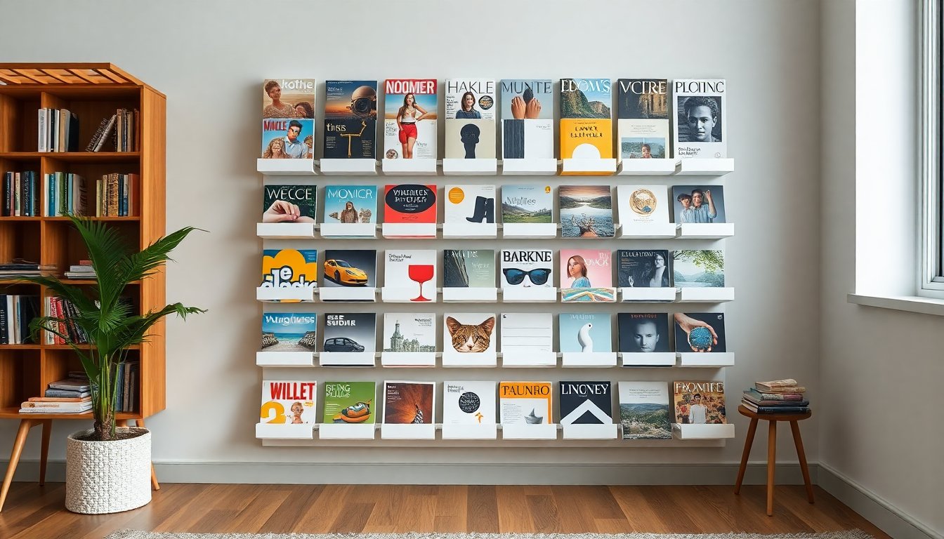 lean magazine shelf diy using ikea ledges and tabletops 1773367992