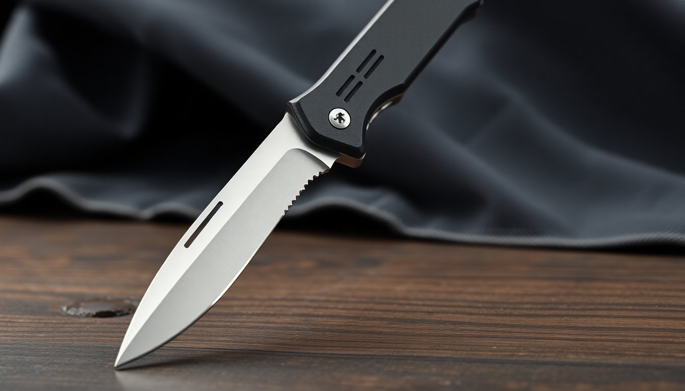 small templar otf knife 275 silver drop point for everyday carry 1774729543