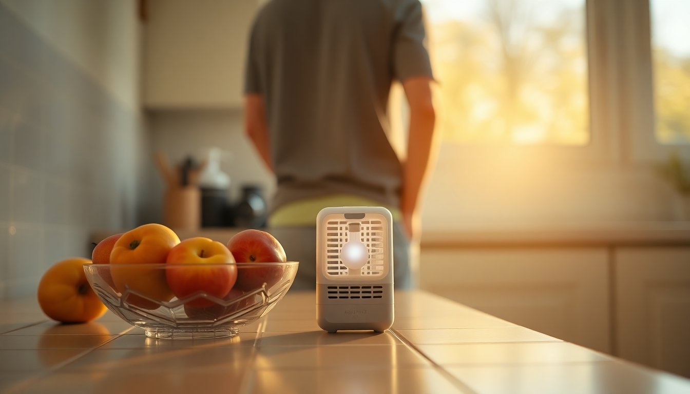 Affordable plug-in insect trap for fruit flies and fungus gnats