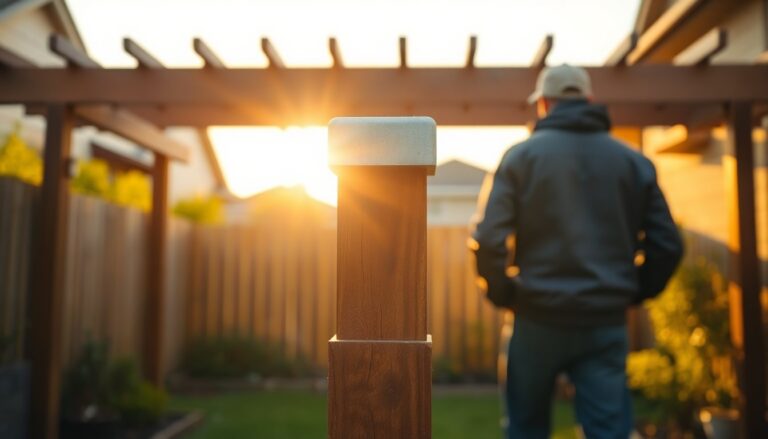Finish posts with a 9x9 cm galvanized steel cap