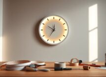 IKEA TROMMA clock hack: create a backlit wall clock